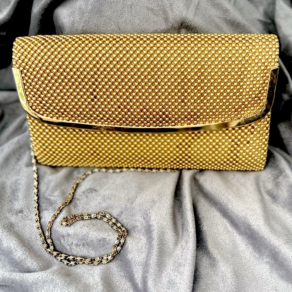 Gold Beaded Fancy Purse